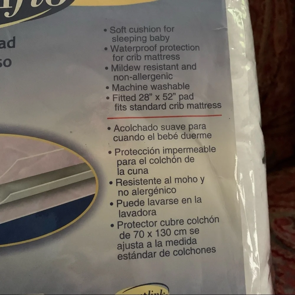 Evenflo Crib Mattress Cover Deluxe Mattress Pad NEW in Package